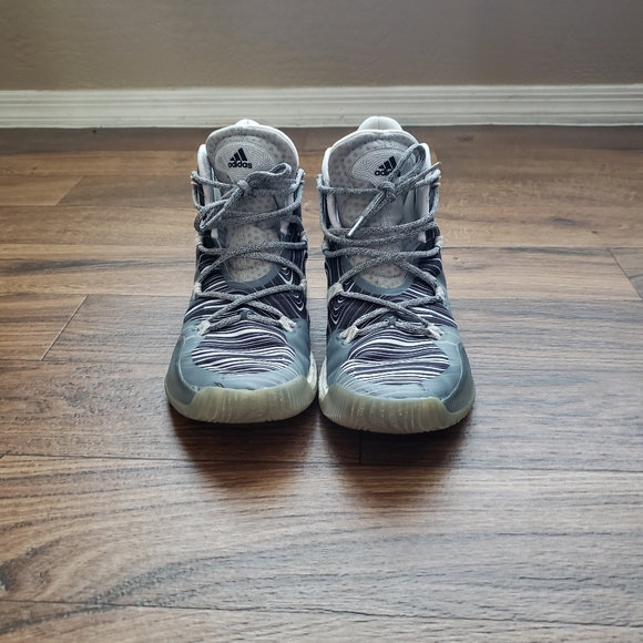 Adidas High Top Geofit sneakers size 9 - Picture 7 of 10